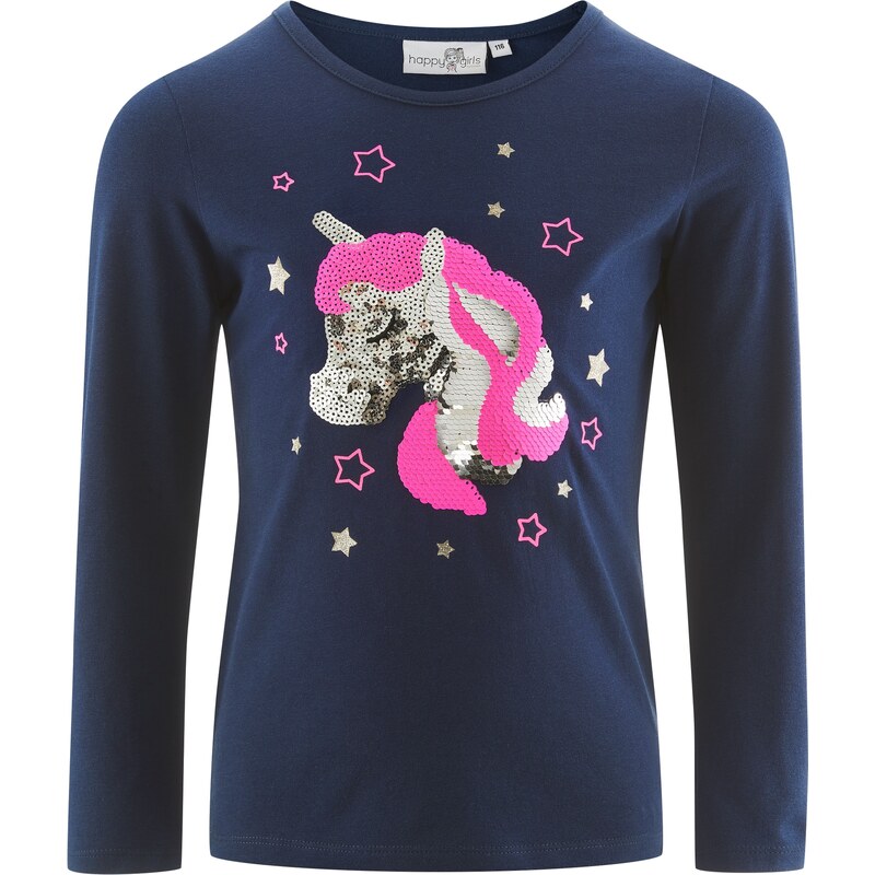 happy girls Tričko námornícka modrá / hnedá / zlatá / ružová 61014502