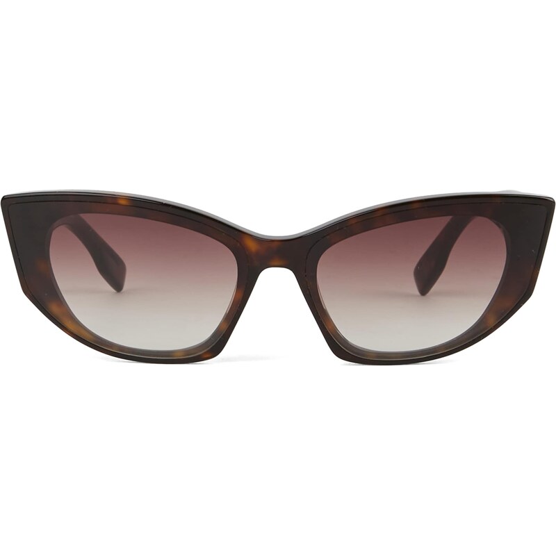 Karl Lagerfeld Slnečné okuliare AUSGESCHNITTENES SIGNATUR-LOGO hnedá 59703127