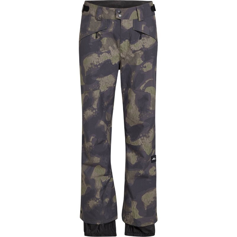 ONEILL Outdoorové nohavice Hammer zelená / čierna 60868862