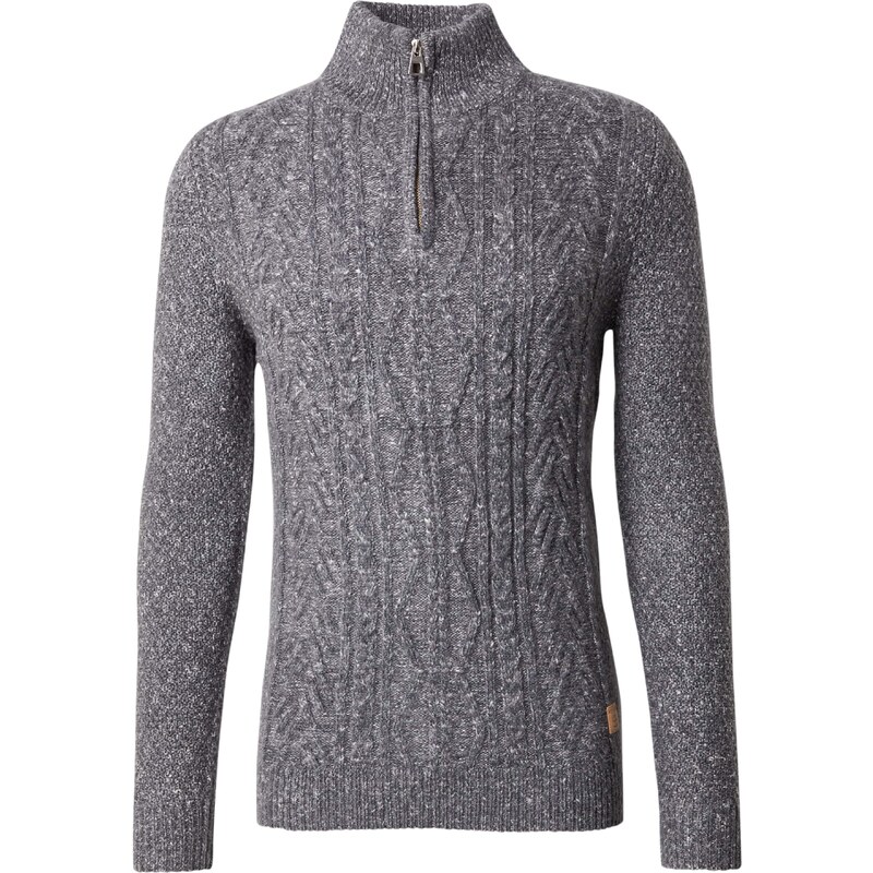 Key Largo Sveter Dignity sivá melírovaná 59703443