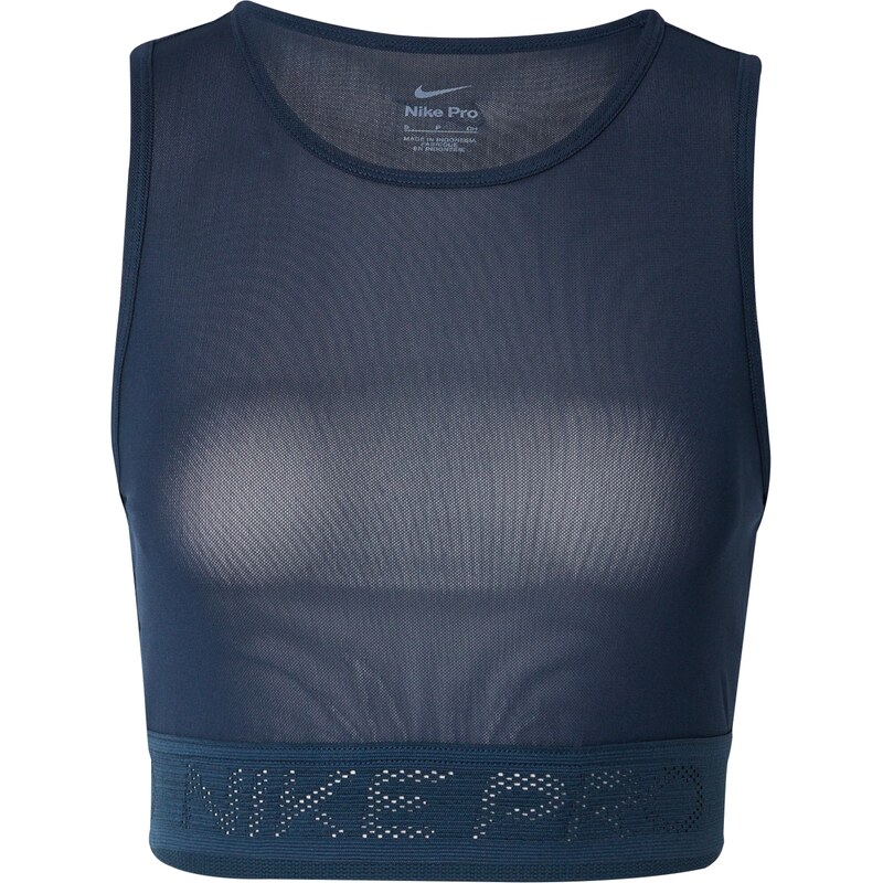 NIKE Športový top PRO námornícka modrá / biela 63147133