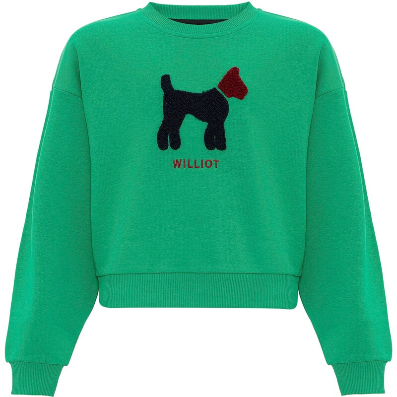 Williot Mikina zelená / čierna 60683916