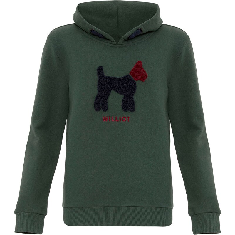 Williot Mikina kaki / tmavočervená / čierna 63107713