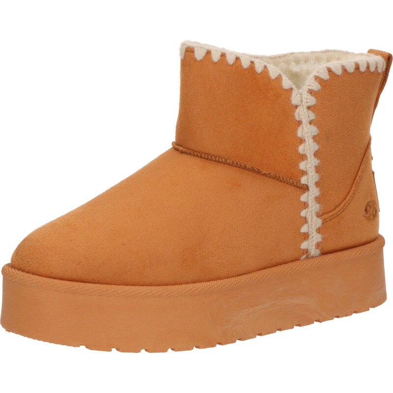 Dockers by Gerli Nízke čižmy karamelová / biela ako vlna 59806276