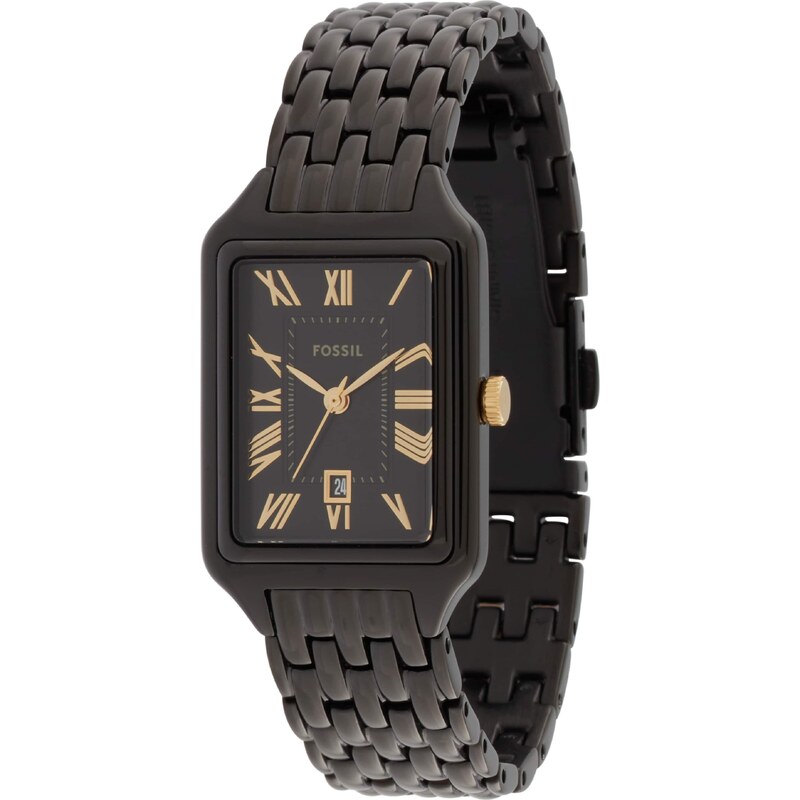 FOSSIL Analógové hodinky RAQUEL zlatá / čierna 67751049