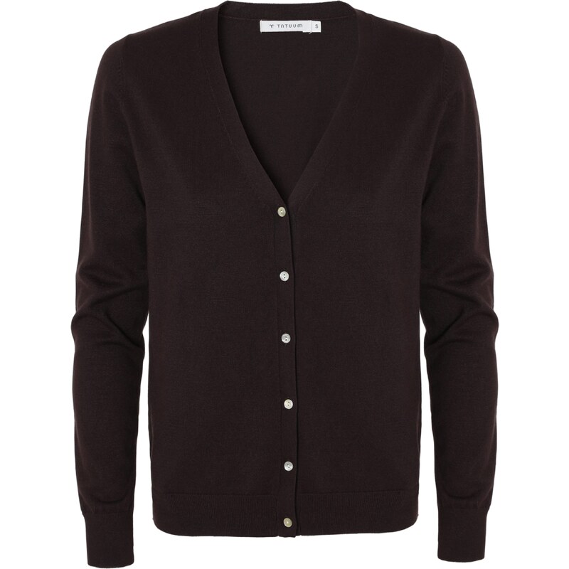 TATUUM Kardigán Vera tmavohnedá 62541450