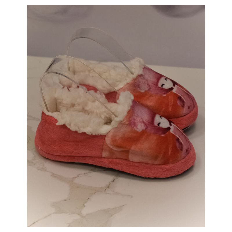 PERSAIL Detské ružové plyšové domáce papuče GIRL 27-29 59705146