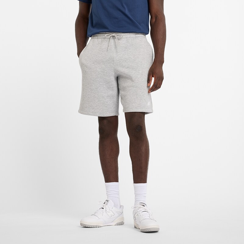 Pánske šortky New Balance MS43903AG – sivé 55512745