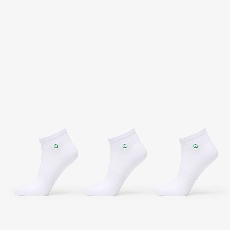 Queens Essential Ankle Socks 3-Pack White 43-46 59716773