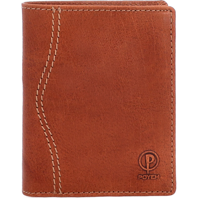 Pánska kožená peňaženka Poyem koňaková 5235 Poyem KO 64020125