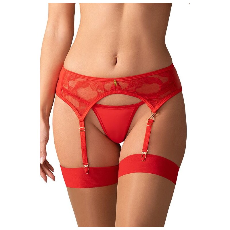 Obsessive Podväzkový pás Aliosa červený 59829756