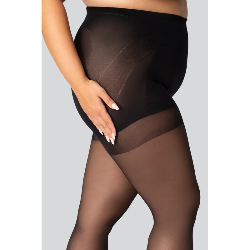 Zoštíhľujúce pančuchy XXL QUEEN SIZE SHAPING 30 DEN Mona 67582754