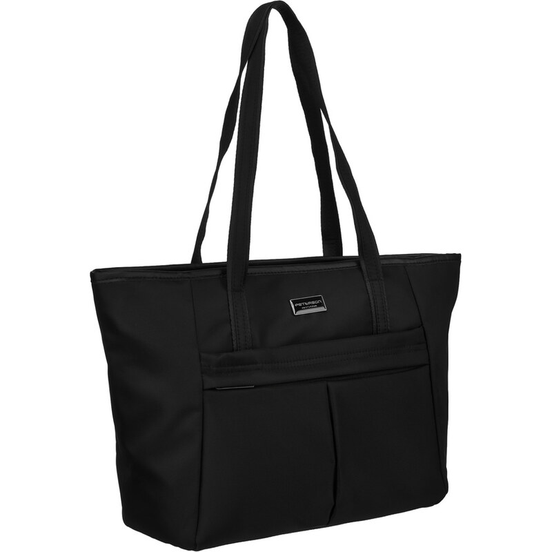 Štýlová dámska shopper kabelka v čiernej farbe – Peterson 59718077