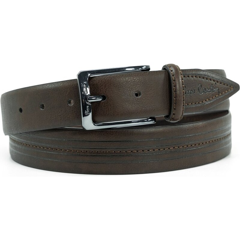 Kožený opasok Pierre Cardin GG15 1001 BR 59719902