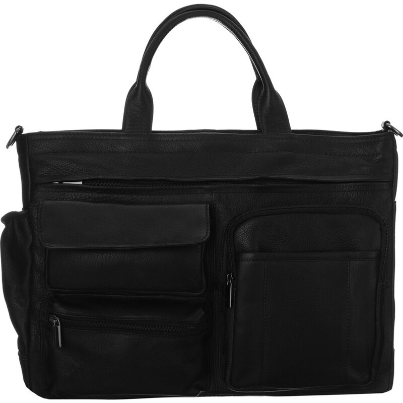 BASIC Čierna pánska priestranná taška na notebook LAP-15604-NDM-NL BLA 31895270