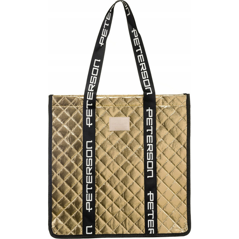 Peterson Zlatá veľká taška zo syntetickej tkaniny [DH] PTN RSPV 003 48403513