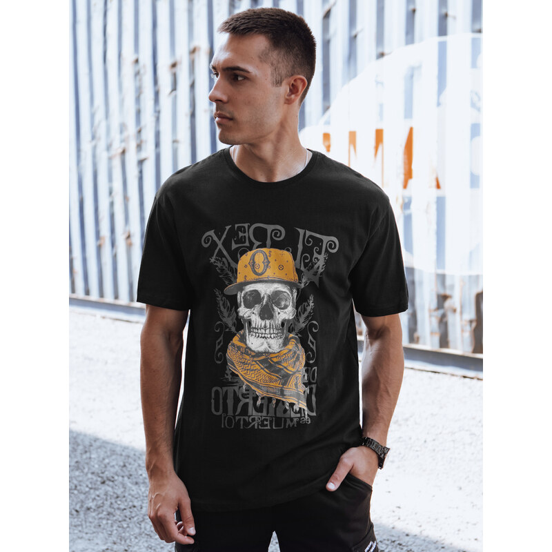 Pánske tričko s potlačou Farba čierna DSTREET RX5617 65597752