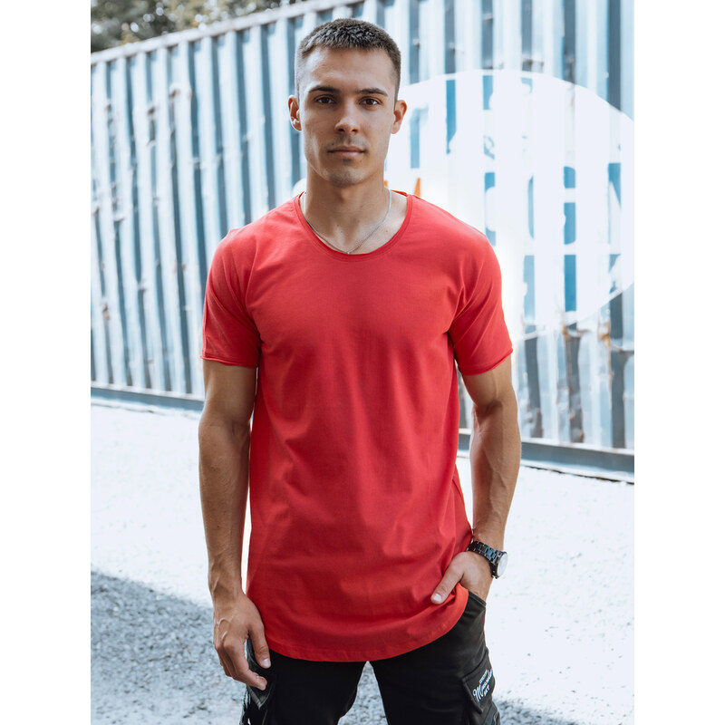Pánske tričko červené Dstreet RX5602 65597745