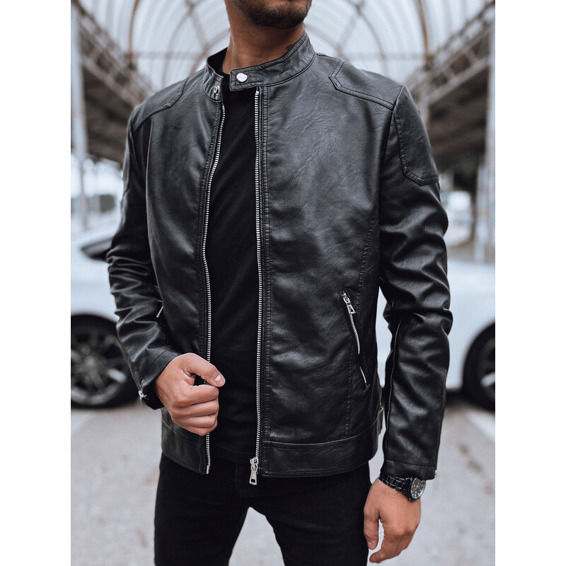 Pánska kožená bunda Dstreet TX4717 65691033