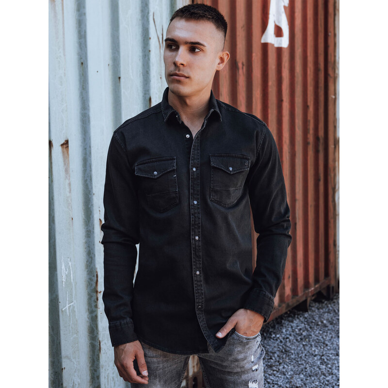 Pánska košeľa s dlhým rukávom Dstreet DX2586 65806049