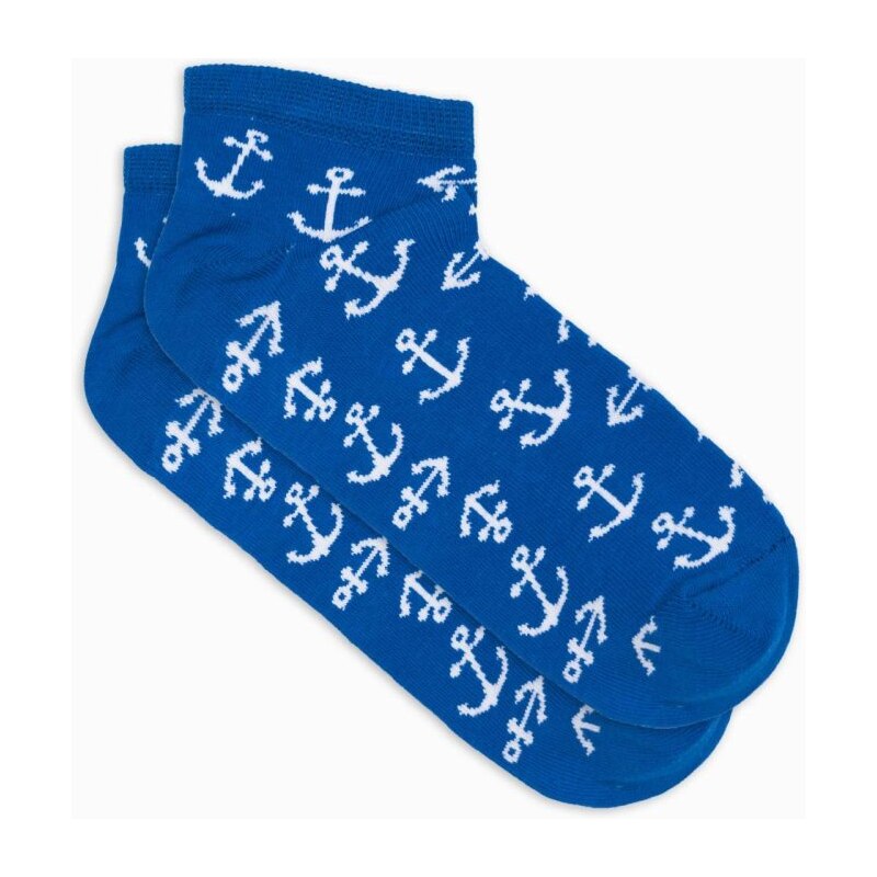 Buďchlap Veselé modré ponožky Kotva U177 26171546