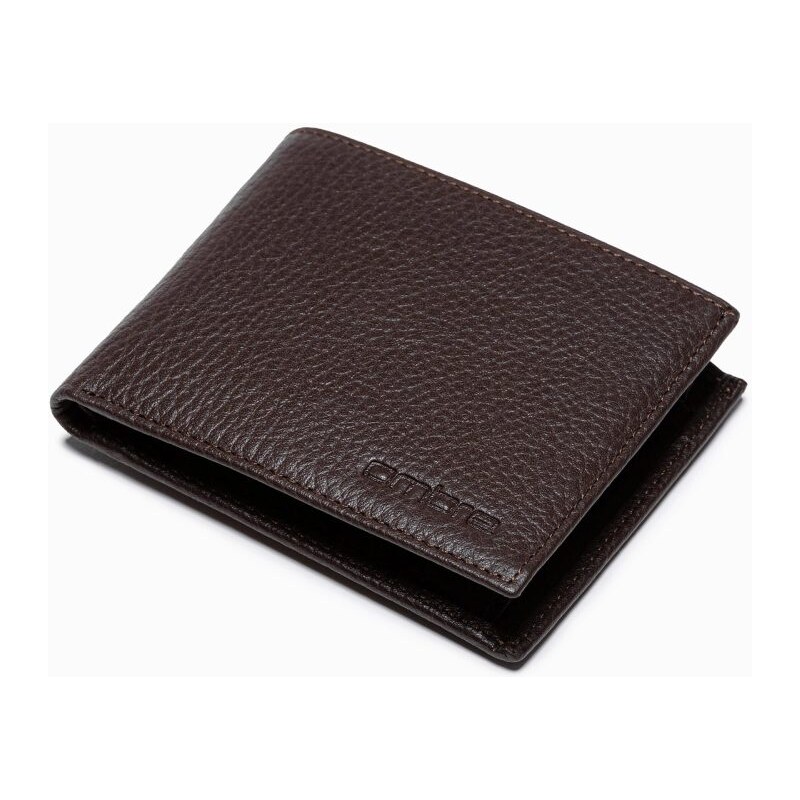 Ombre Clothing Hnedá klasická peňaženka A609 49032901