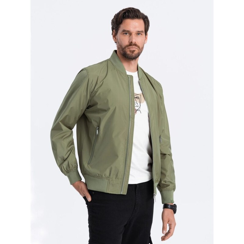 Buďchlap Zelená bomber bunda C439 46472093