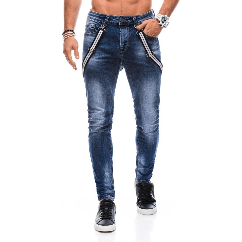 Buďchlap Štýlové modré rifle P1374 45009630