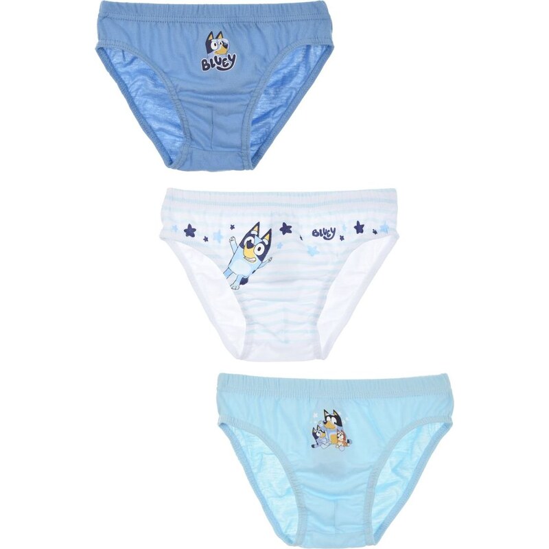 BASIC Súprava chlapčenských bavlnených slipov Bluey 65150945