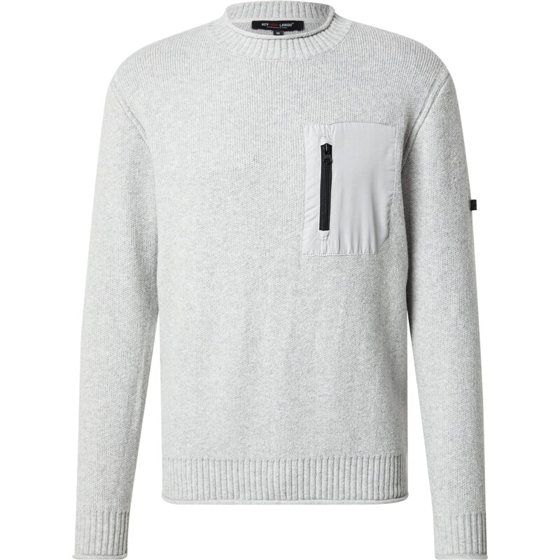Key Largo Sveter Floor sivá / sivá melírovaná 59750166