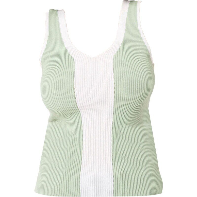 Dandalo Top pastelovo zelená / biela 59749904