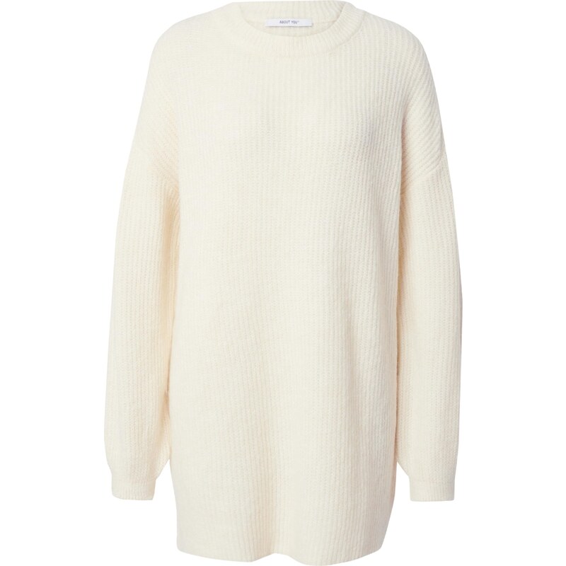 ABOUT YOU Sveter Mina šedobiela 60428591