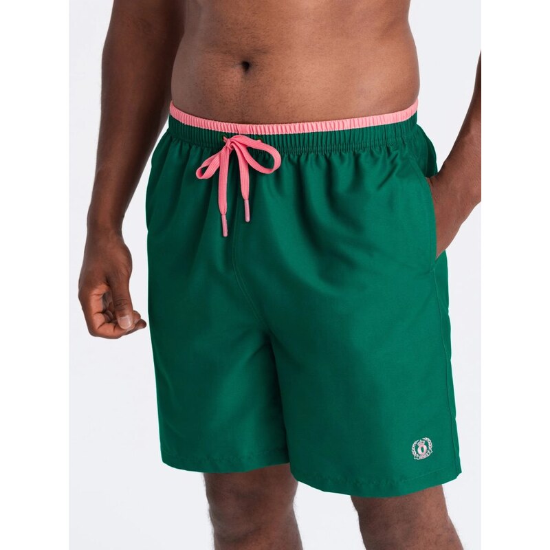 Ombre Clothing Pútavé zelené plavky V3 SRBS-0141 52660359