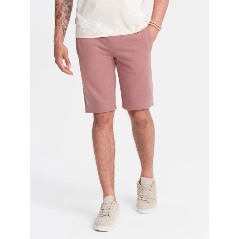 Ombre Clothing Staroružové jednofarebné šortky V4 SRBS-0149 52905765