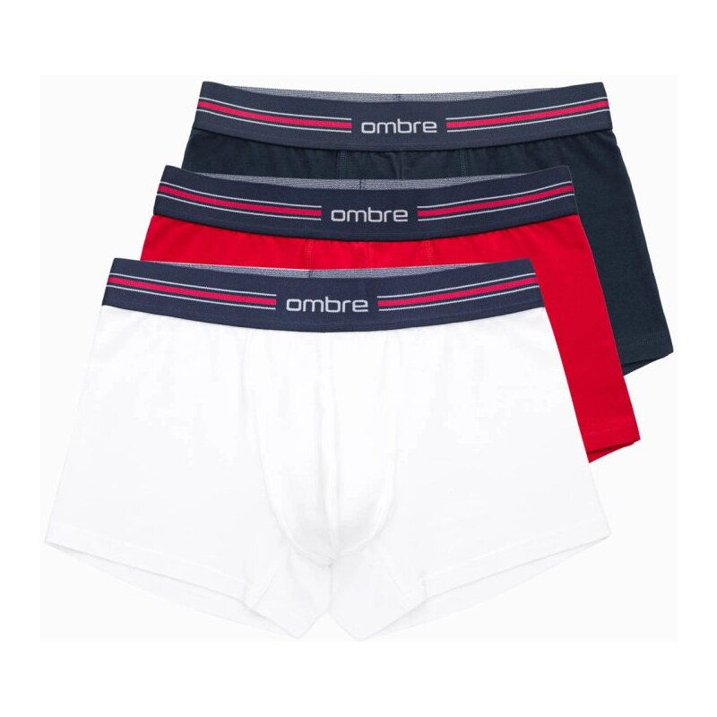 Ombre Clothing Farebné štýlové boxerky unbo-0109(3ks) 54957474