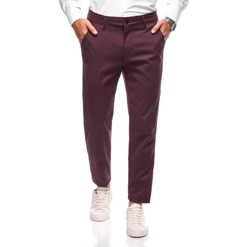 Inny Bordové chinos nohavice P1474 52905770