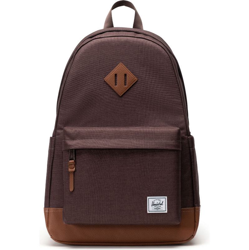 Herschel Heritage New - Chocolate Brown Crosshatch/Tan 24L 59808904
