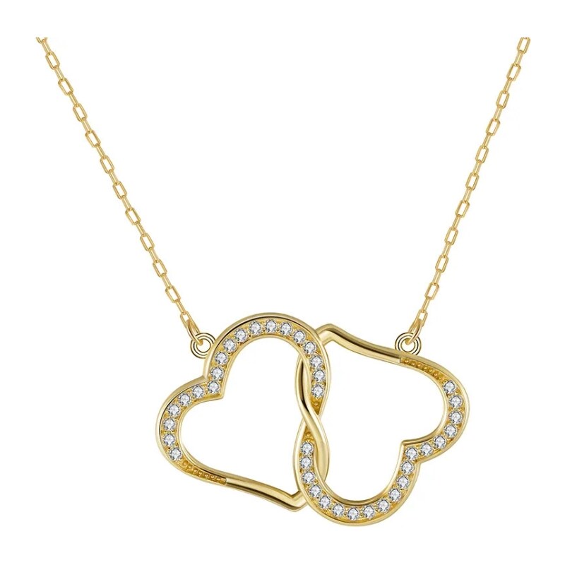 MAJYA Strieborná retiazka s príveskom TWIGGY pozlátená 11286 64582270