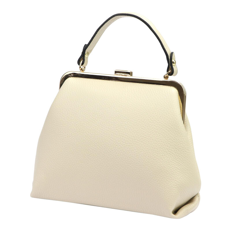 Kožená kabelka Luka béžová KZ53306 62468844