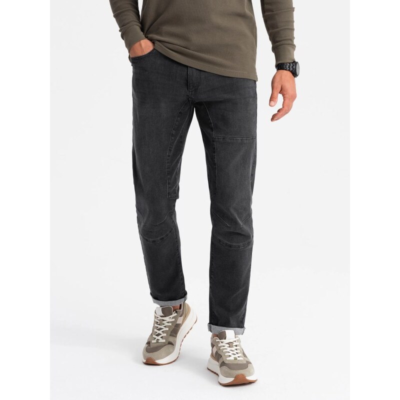 Ombre Clothing Trendy čierne pánske rifle V3 PADP-0161 58251327