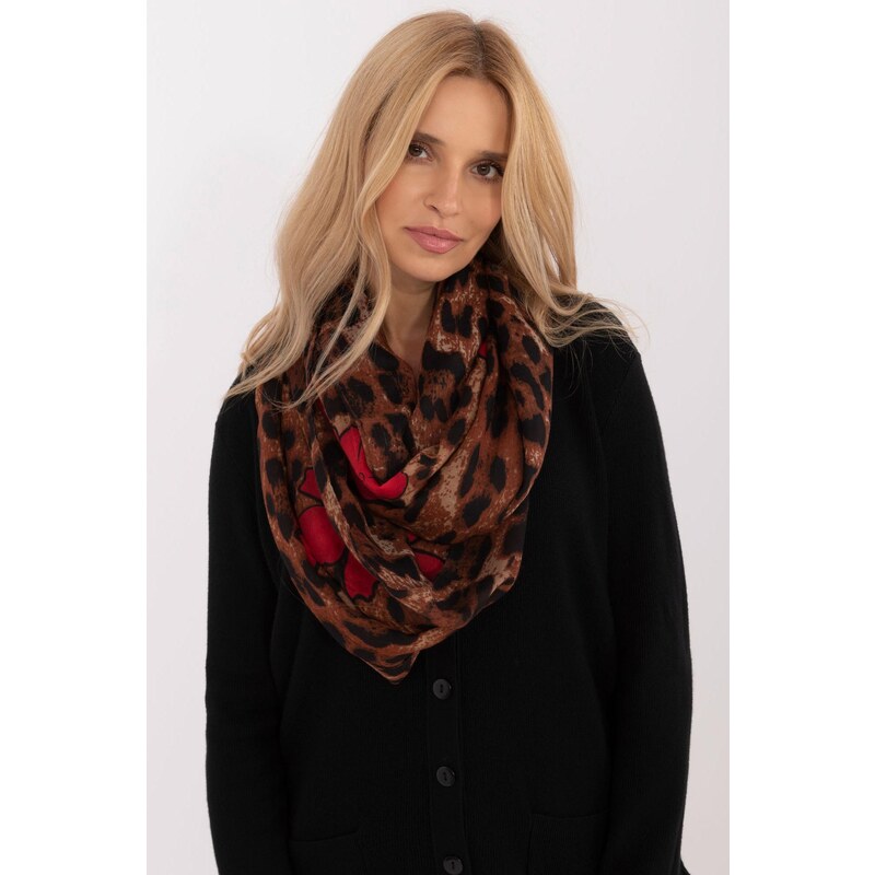 MladaModa Viskózová komínová šatka model 64680 hnedá 59762391