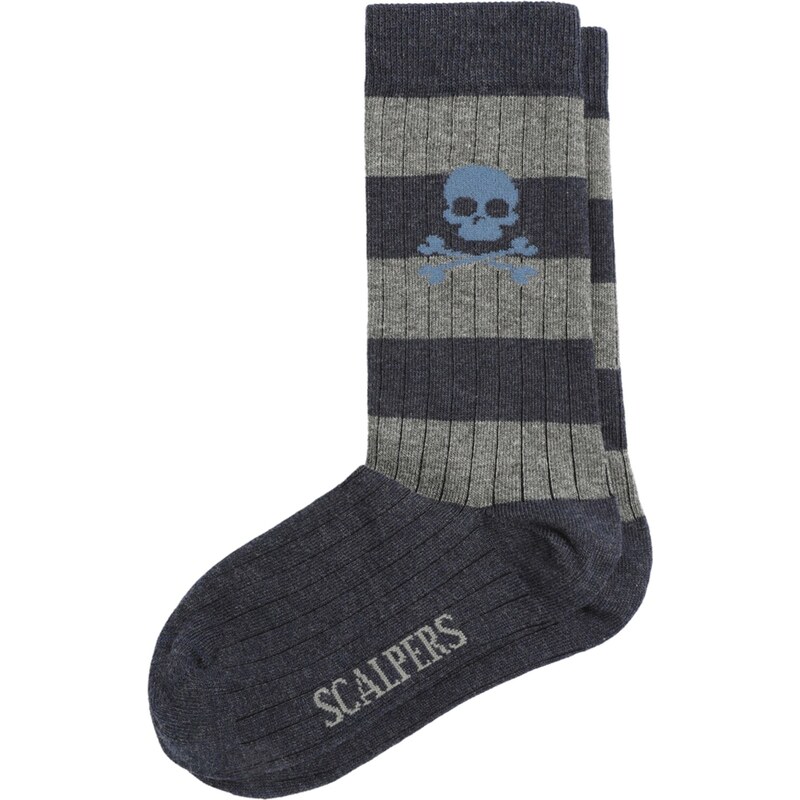 Scalpers Ponožky modrá / sivá / tmavosivá 60960659
