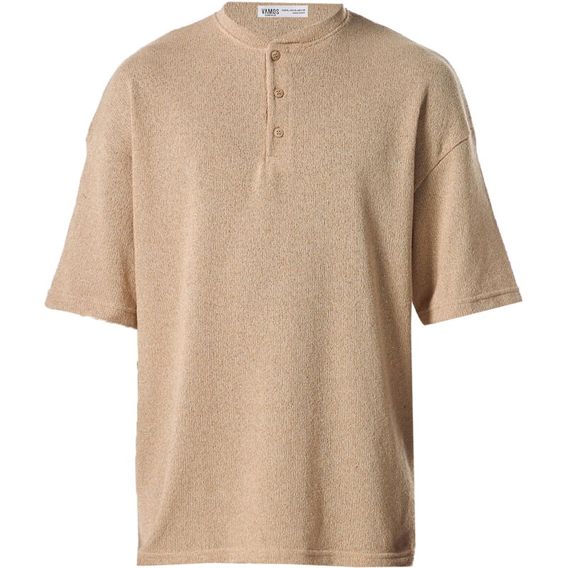 VAMOS CLO Tričko Pittsburgh béžová 60683344