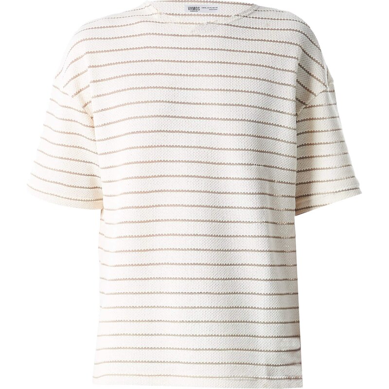 VAMOS CLO Tričko béžová / krémová 60683502