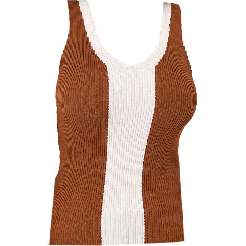 Dandalo Top hnedá / biela 59791692