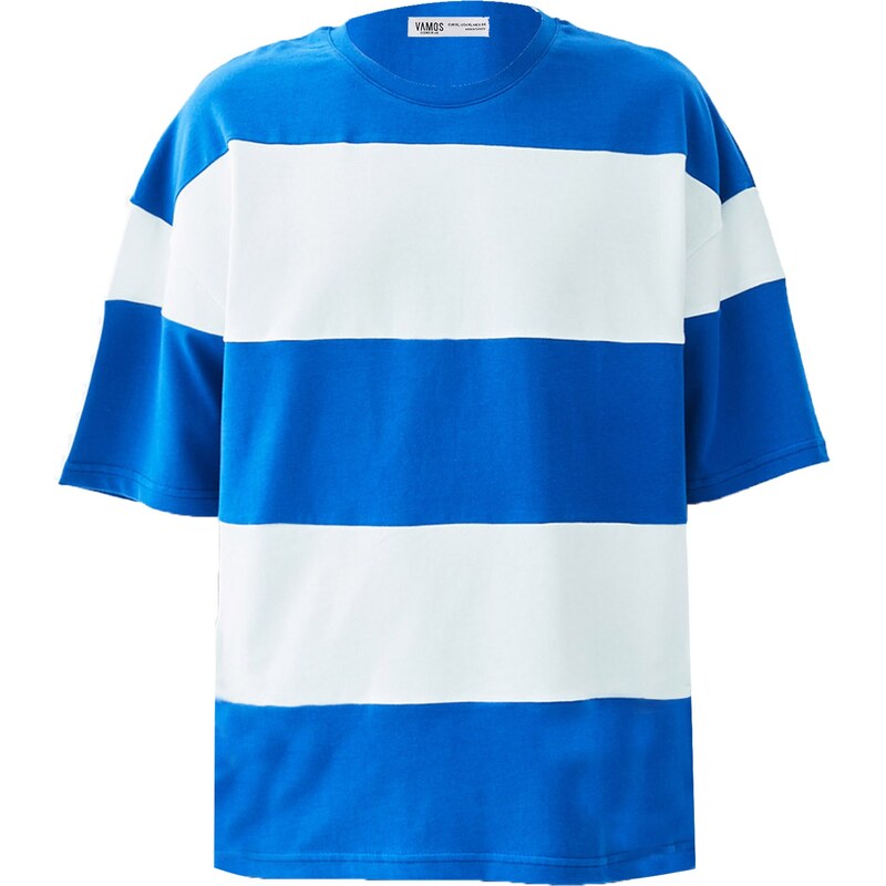 VAMOS CLO Tričko modrá / čierna / biela 60683393