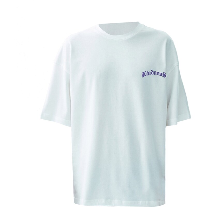 VAMOS CLO Tričko fialová / zmiešané farby / biela 60683522