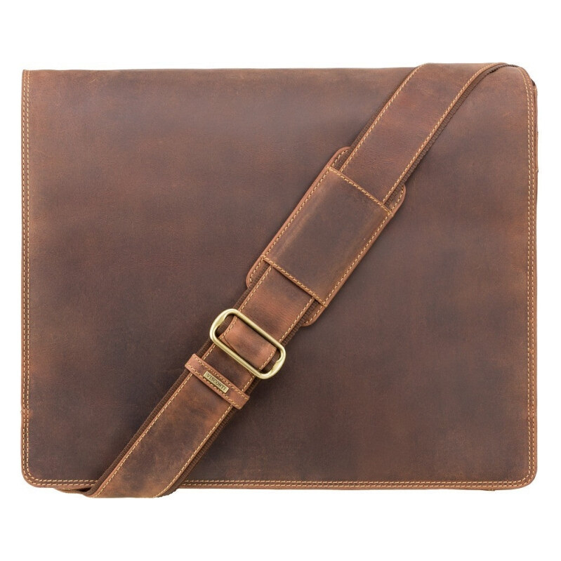 Visconti Veľká značková mesenger kožená taška (KT154) 59774335