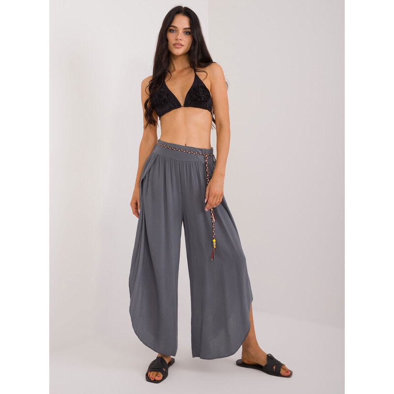 Dámske nohavice TW SP BI 81378.24P Dark grey - Och Bella 60298018