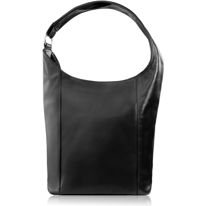 Abruzzo Dámska kožená klasická shopper taška A4 ABR-30 | čierna ABR-30 59787112